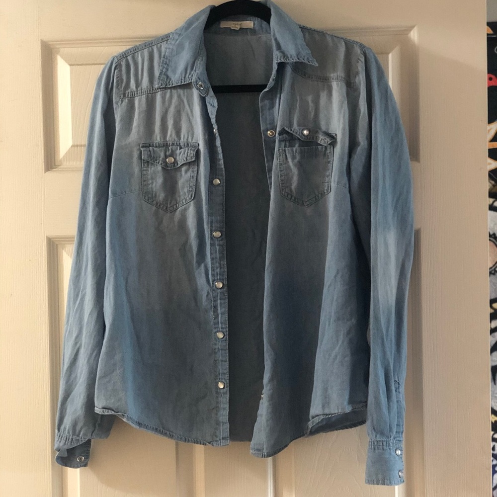 Jean Button Up